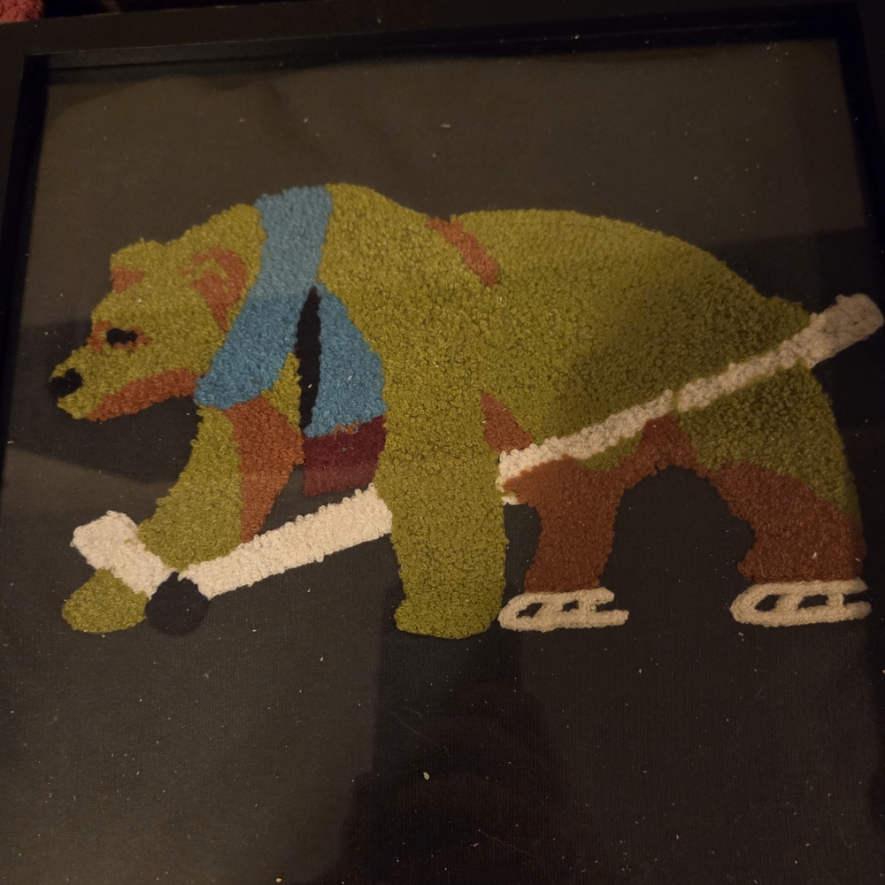 Limited Editon Critter Hockey Bear Supersoft Fleece Sweater